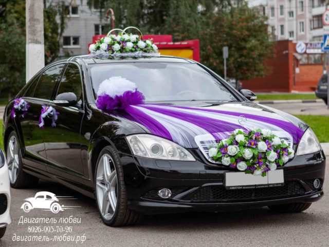 Комплект свадебных украшений на автомобиль — Колдунья